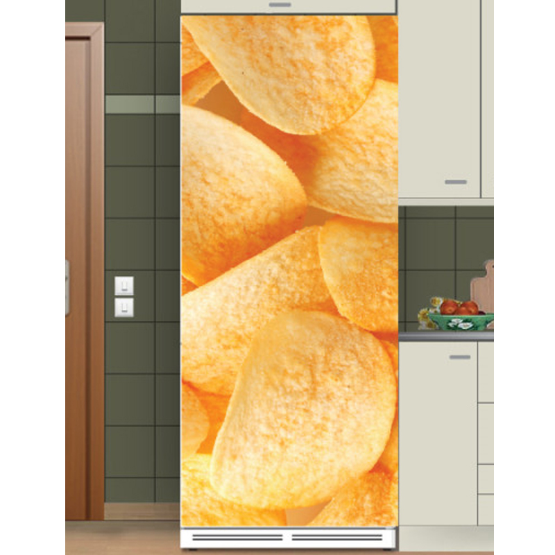 Αυτοκόλλητο ψυγείου με Πατατάκια